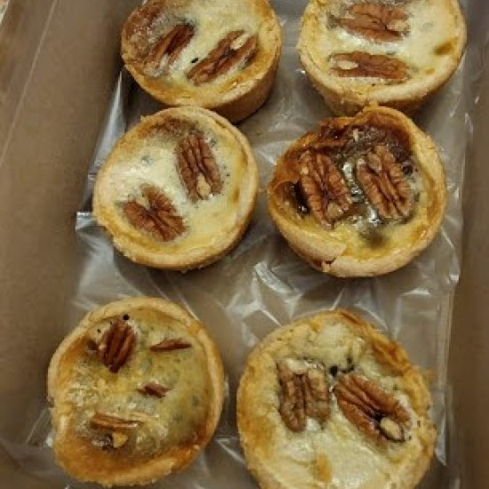 Homemade  Pecan Butter Tarts (6 in a box)