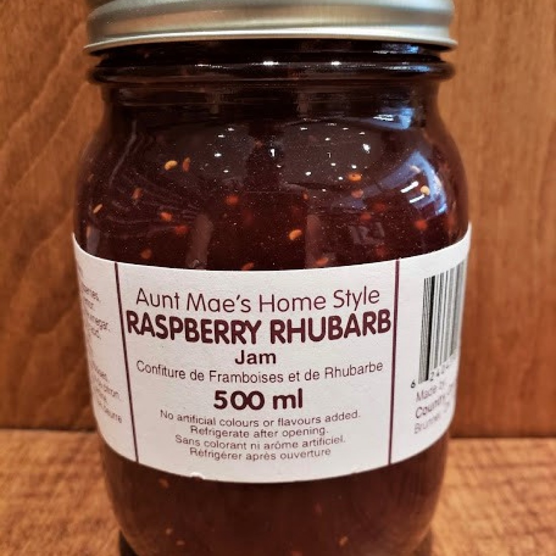 Utah Raspberry Jam Homemade Raspberry Rhubarb Jam - 500 ml.