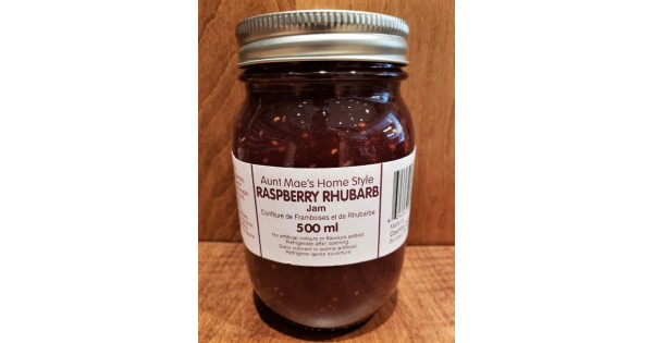 Utah Raspberry Jam Homemade Raspberry Rhubarb Jam - 500 ml.
