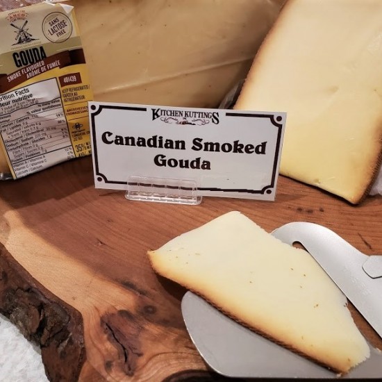 Fresh Cut Canadian Smoked Gouda (lactose free) - per lb