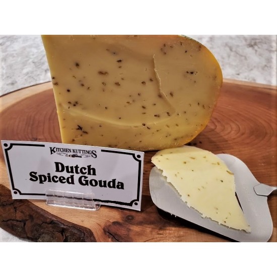 Fresh Cut Dutch Spiced Gouda (per 1/2 lb.) Fresh Cut Dutch Spiced Gouda (per 1/2 lb.)