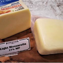 Fresh Cut Light Mozzarella Cheese - per lb