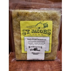 Garlic and Dill Sauer Kraut (500 g.) 