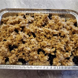 Homemade Blueberry Crunch French Toast Bake