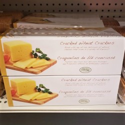 Cracked Wheat Crackers ( locally made by Barrie's Asparagus) 