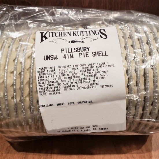 Pie Shells ( 4 inch frozen) 24 pcs. Pie Shells ( 4 inch frozen) 24 pcs.
