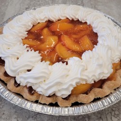 Homemade Fresh Peach Pie