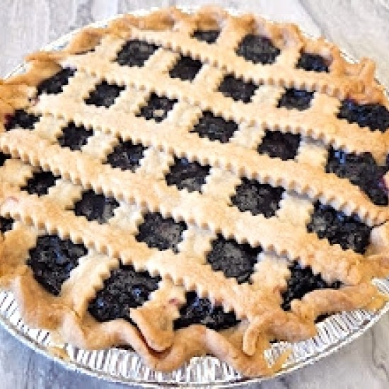 Homemade Blueberry Pie