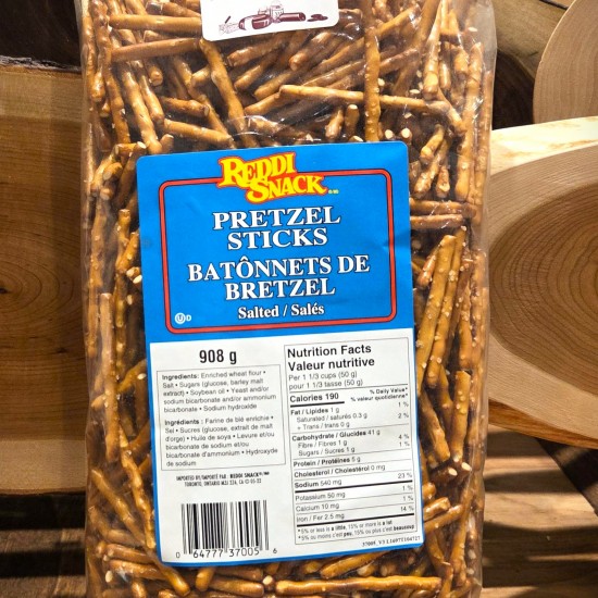 Salted Pretzel Sticks 908 g.