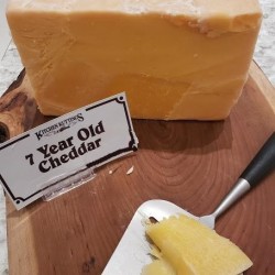 Fresh Cut 7 Year Old Cheddar - per lb