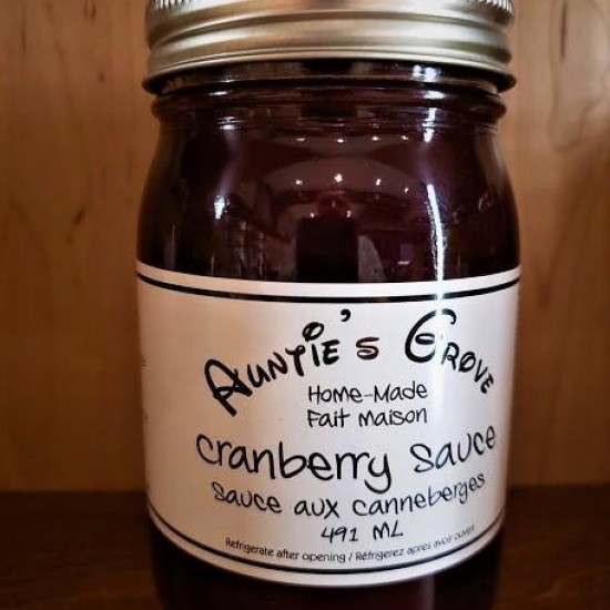 Local Homemade Cranberry Sauce