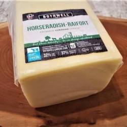 Fresh Cut Horseradish Cheddar - per lb