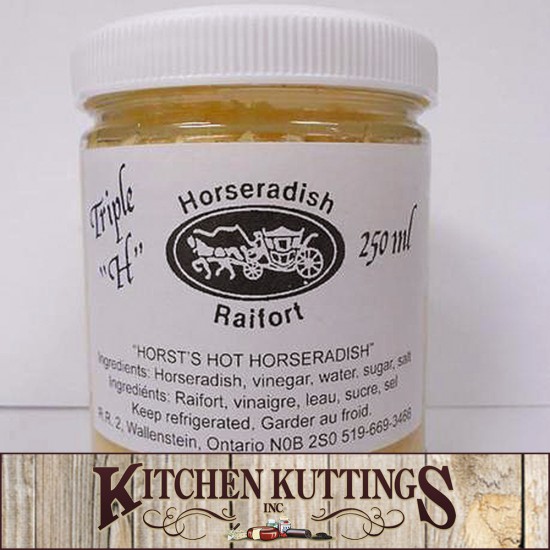 Locally made Kellsons Horseradish Mustard