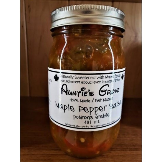 Local Maple Pepper Salsa Local Maple Pepper Salsa