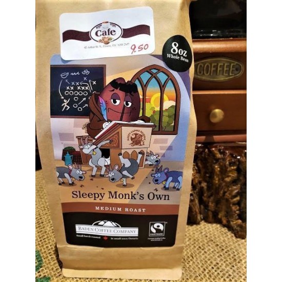 Locally Roasted Sleepy Monk's Own Baden Coffee Beans Locally Roasted Sleepy Monk's Own Baden Coffee Beans