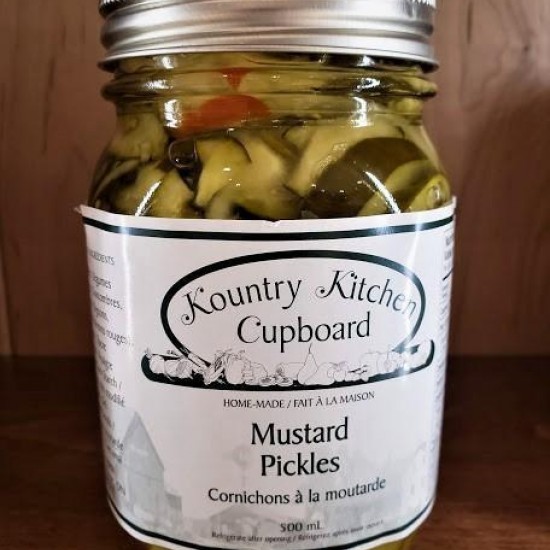 Local Homemade Mustard Pickles