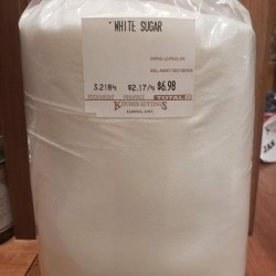 Redpath White Sugar per lb.