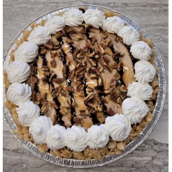 Caramel Turtle Ice Cream Pie