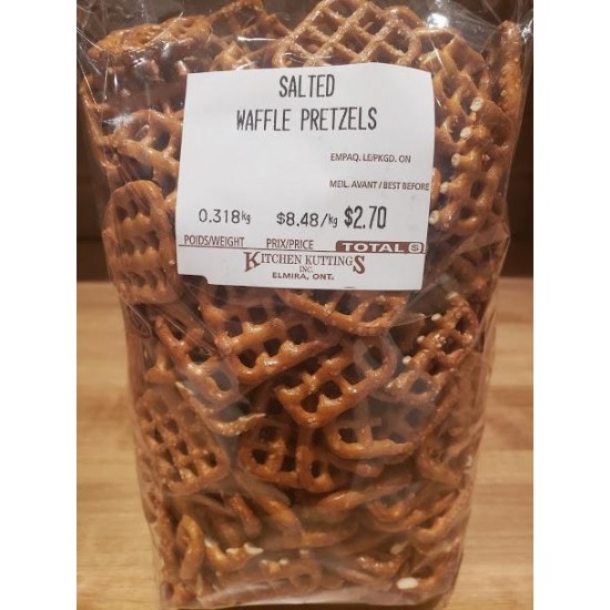 Salted Waffle Pretzels Salted Waffle Pretzels