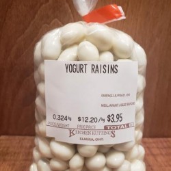 Yogurt Covered Raisins