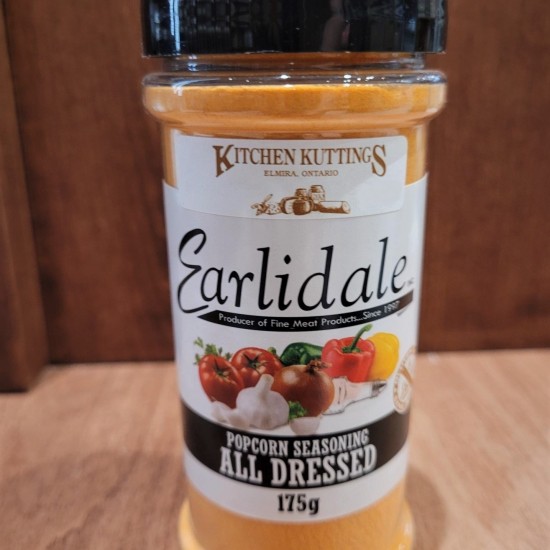 All Dressed Popcorn Seasoning - Earlidale - 185 g 
