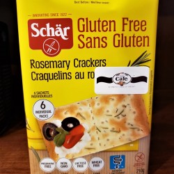 Gluten Free Rosemary Crackers