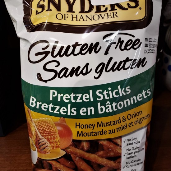 Gluten Free Honey Mustard and Onion Pretzels